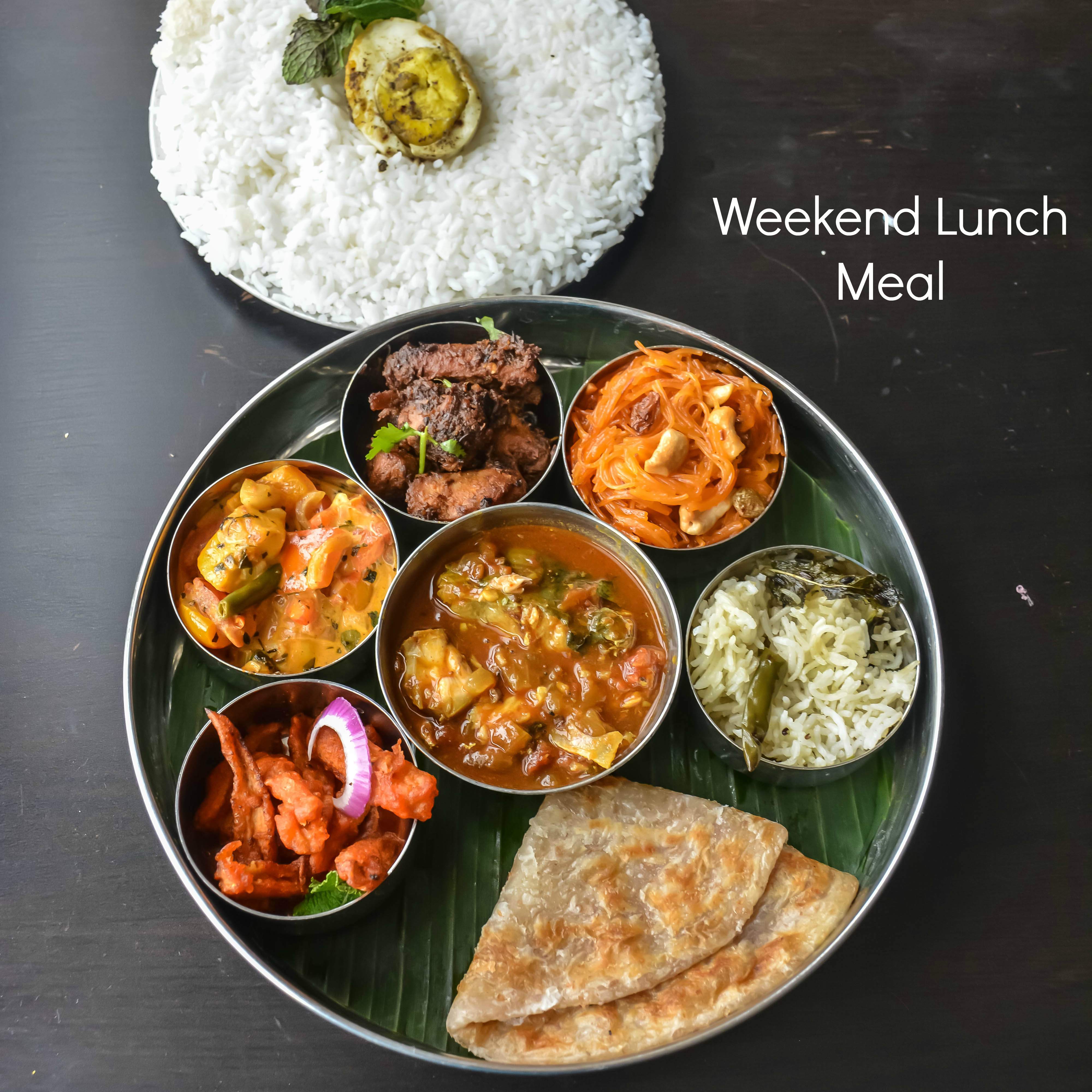 Indian Special Lunch Menu -1, Start to Finish