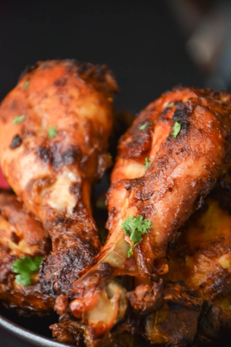 Madras Oven Roasted Chicken Drumsticks - Relish The Bite